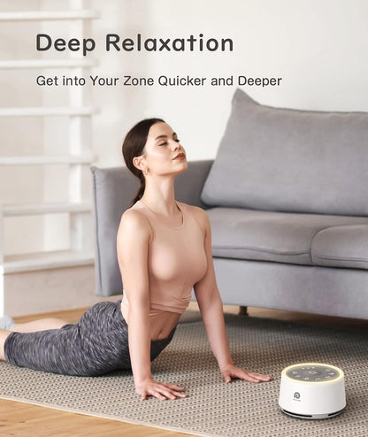 Dreamegg White Noise Machine for Adults - 10W Powerful Sound Machine with 29 Soothing Sounds, Noise Masking for Snoring, Traffic & Office Privacy, Ideal for Home, Travel & Deep Sleep