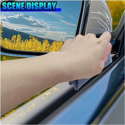 2PCS Magic Window Track Cleaner, Window Groove Cleaning Brush Tools Set, Hand-held Window Track Cleaner, Vehicle Clean Accessory for Sliding Door, Sill, Tile Lines, Shutter, Car Vents (GN&PK)