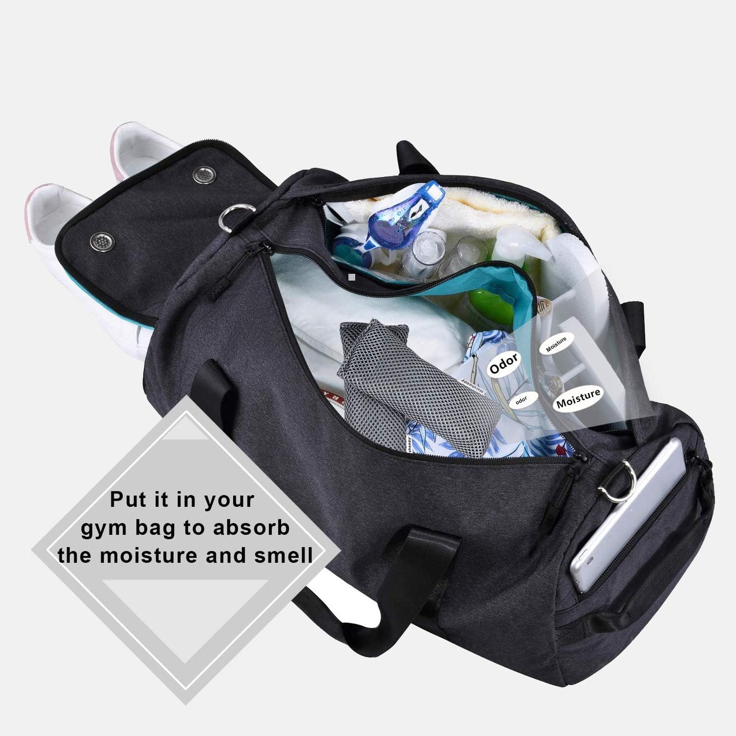 12 Pack Charcoal Shoe Deodorizer Bags inserts, Shoe Odor Eliminator,Drawer Deodorizers, Activated Charcoal Odor Absorber for Gym Bag, Car, Pet, Closet | 100% Natural Shoes Smell Remover，eliminates odor naturally,can be reused up to two years