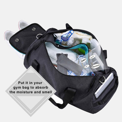 12 Pack Charcoal Shoe Deodorizer Bags inserts, Shoe Odor Eliminator,Drawer Deodorizers, Activated Charcoal Odor Absorber for Gym Bag, Car, Pet, Closet | 100% Natural Shoes Smell Remover，eliminates odor naturally,can be reused up to two years