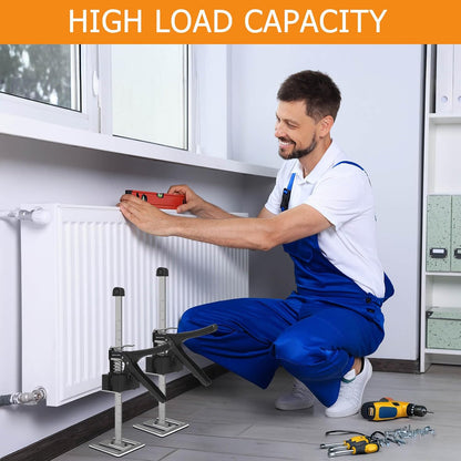 15.75-inch Furniture Jack 2-Pack | Construction, Appliance, Hand, Cabinet, Labor Saving Arm, Door Lifter Tool