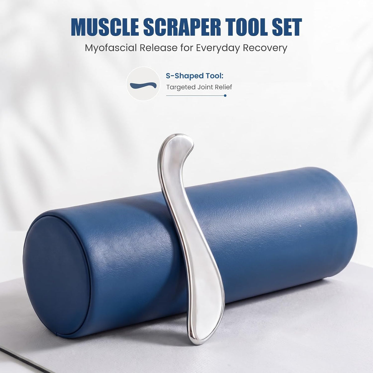 Muscle Scraper Tools, Stainless Steel Guasha Tool for Body, Scraping Tool Physical Therapy, Myofascial Release Tool, Massage Tools for Deep Tissue