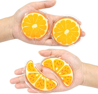 4PCS Gel Eye Ice Pack Set Reusable, Cold and Hot Compress for Eyes, Ice Pack for Eyes, Cooling Eye Pads for Eye Strain, Swelling, Redness, Dark Circles, Puffy Eyes, and Eye Recovery Surgery.