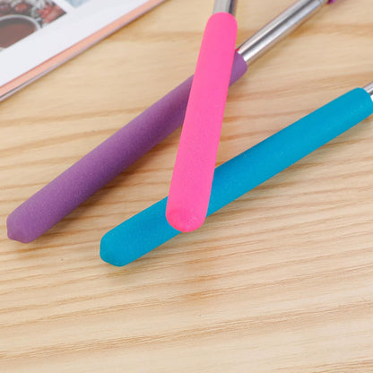 Silicone Back Scratching Tool Extendable Telescopic Back Scratcher Skin Safe Bristle Claw Back Scratcher with Folding Handle