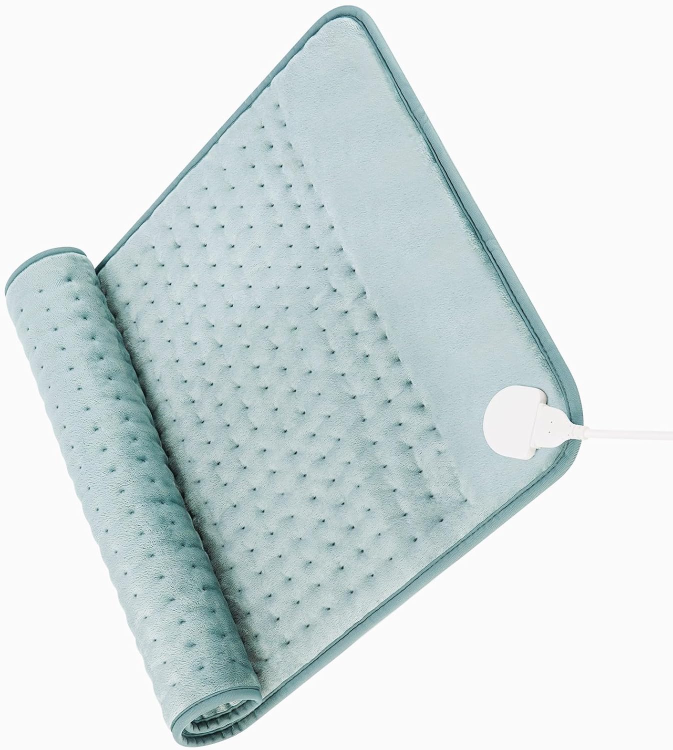 Heating Pad for Period Cramps, Heating Pad for Back/Neck/Shoulder Muscle Pain, 6 Heating&4 Timer Setting, Auto Shut Off, Dry/Moist Heat & Machine Washable, Gray Birthday Christmas Gifts for Women Mom