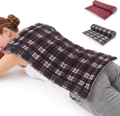 Microwave Heating Pad for Pain Relief, 8 x 18 Grey