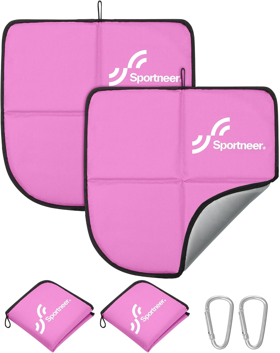 Sportneer Sitting Pad, 0.13lbs Lightweight Waterproof Folding Seat Pad for Backpacking, 15.75'' x 15.75'' Portable Camping Seat Mat for Hiking, Picnics & Outdoor Use