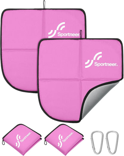Sportneer Sitting Pad, 0.13lbs Lightweight Waterproof Folding Seat Pad for Backpacking, 15.75'' x 15.75'' Portable Camping Seat Mat for Hiking, Picnics & Outdoor Use