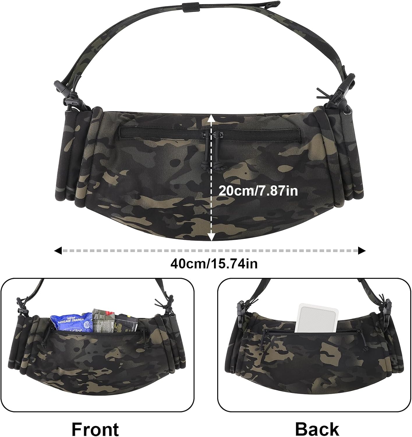 Tactical Hand Warmer,Portable Drop Hanger Waist Handwarmer Pouch for Hunting Golf Camping Fishing, Hiking, Football Winter Outdoor Field Survival.