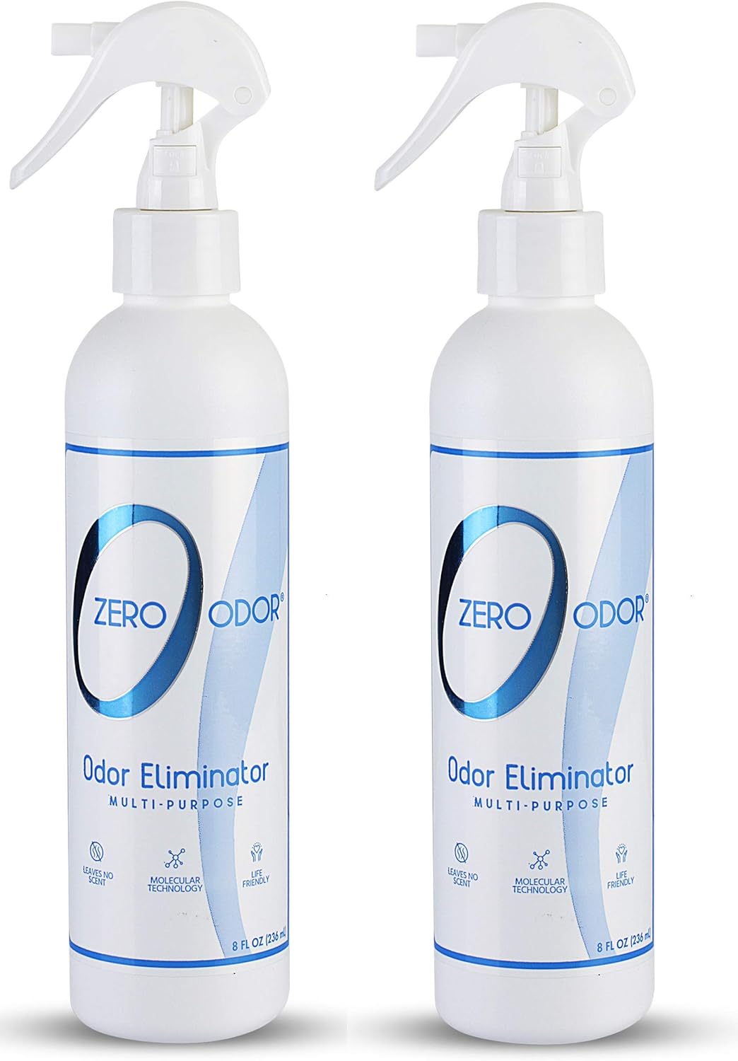 Zero Odor Multi-Purpose Odor Eliminator, Fabric & Room Deodorizer, 16 oz | Odor Eliminator Spray for Closet, Bathroom, Basement, Trash & Upholstery, Air and Surface use