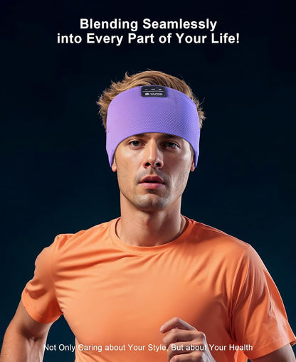 LOVE EYE Wireless Bluetooth 5.4 Sleep Headband Headphones for Side Sleeper