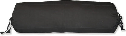 Saffron HANDICRAFTS Cotton 240TC - Bolster Cover Full Round Removable Cover for Neck Roll, Leg Rest,Yoga Practice, Meditation, Bed Sofa Couch (Teal Blue, 8"x24"(20 cm x 60 cm))
