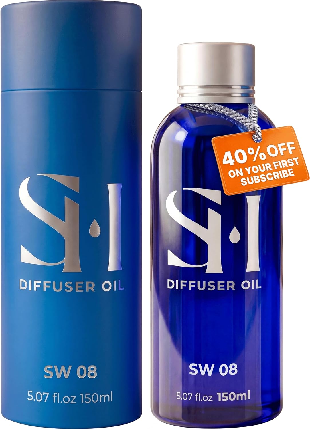 ScentHorizon Monaco MC01 Hotel Diffuser Oil Refill, 5.07 oz (150 ml) | Notes Bergamot, Jasmine & Violet, Wood & Musk | Luxury 5-Star Hotel Fragrance | Waterless