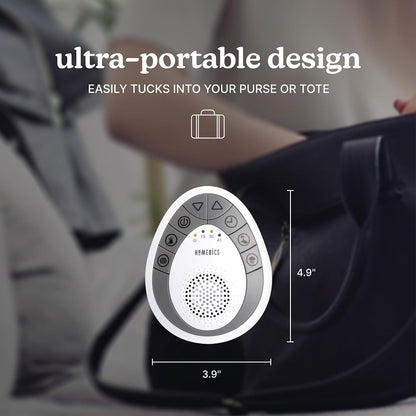 Homedics White Noise Sound Machine, Small Travel Sound Machine