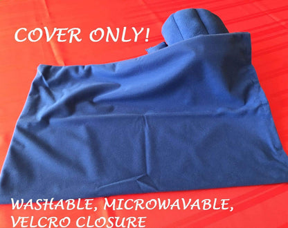 XL Microwavable Heating Pad with Cover Releases Moist Heat for Back Pain