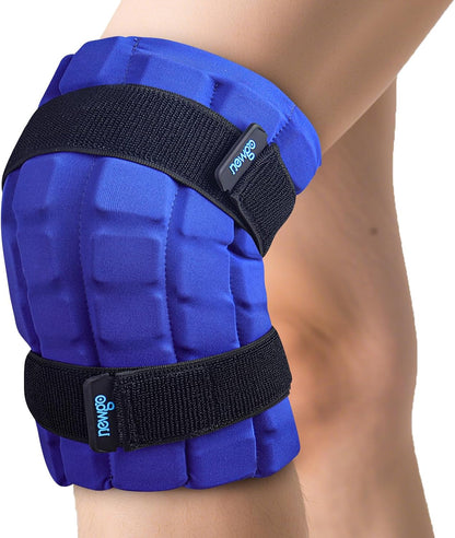 NEWGO Knee Ice Pack Wrap, Cold Therapy for Post-Op & Sports Injuries