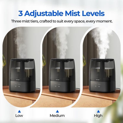Top Fill Humidifiers for Bedroom, Ultrasonic Cool Mist Humidifiers