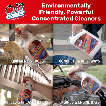 Oil Eater Original 1 Gallon Cleaner, Degreaser - Dissolve Grease Oil and Heavy-Duty Stains – Professional Strength