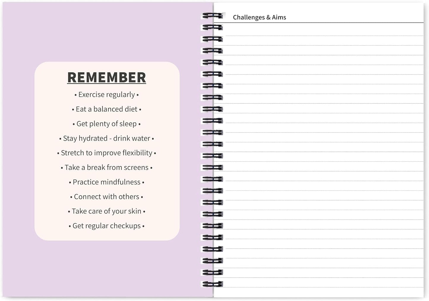 Better Health - Exercise, Nutrition & Wellness Journal - Stay healthy with our handy, simple tracking charts - A5 size with 104 undated pages - For A Happier, Healthier Life (Beige)