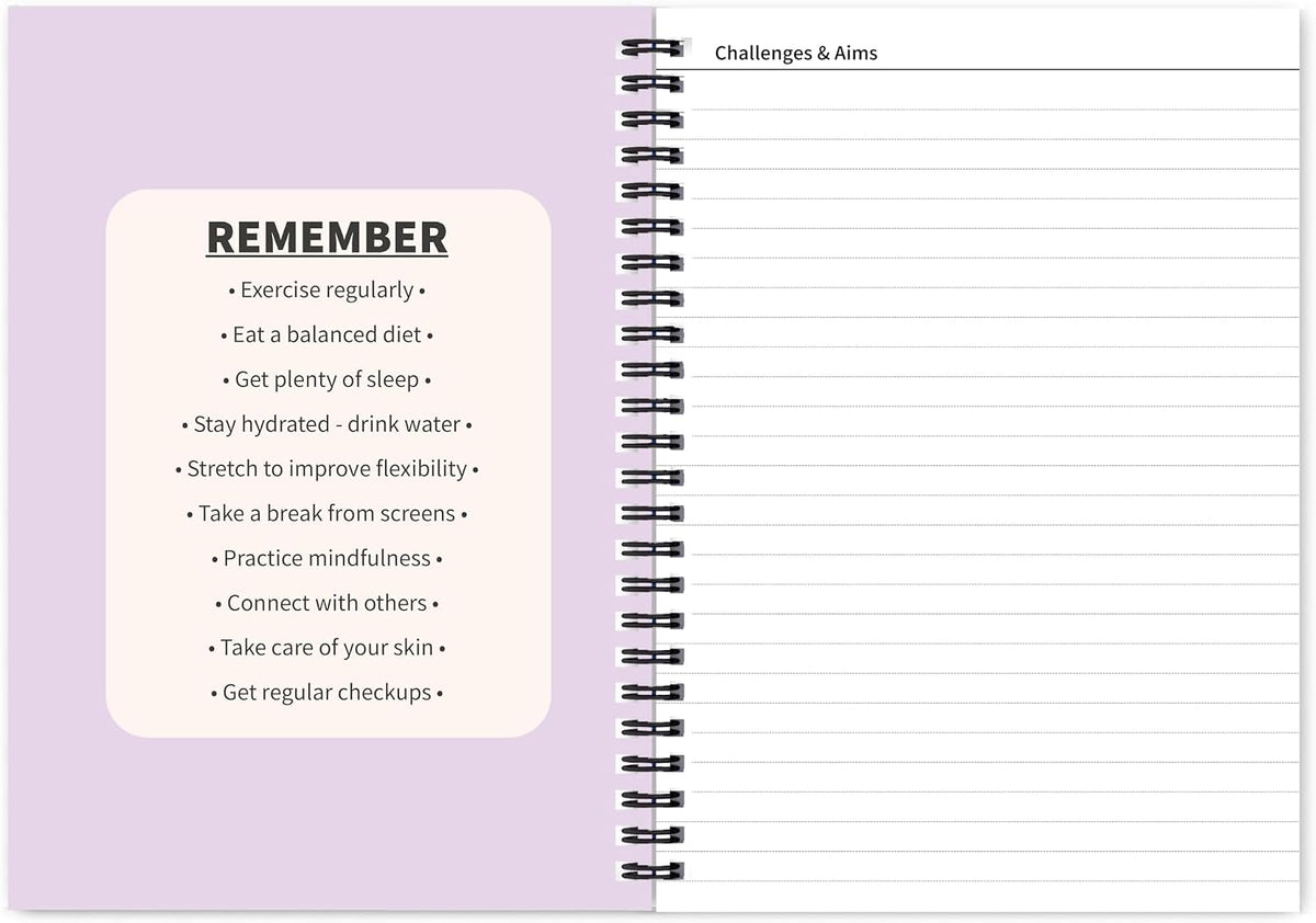 Better Health - Exercise, Nutrition & Wellness Journal - Stay healthy with our handy, simple tracking charts - A5 size with 104 undated pages - For A Happier, Healthier Life (Beige)