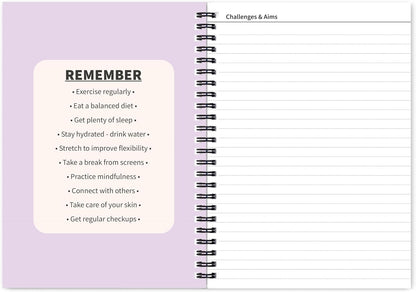 Better Health - Exercise, Nutrition & Wellness Journal - Stay healthy with our handy, simple tracking charts - A5 size with 104 undated pages - For A Happier, Healthier Life (Beige)