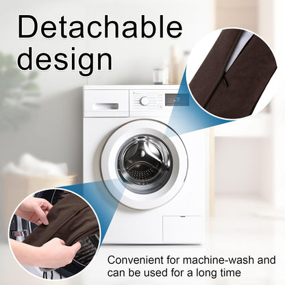 36 Inch Door Draft Stopper, Blocks Hot Cold Air with Washable Cover | Blocks Hot & Cold Air, Removable Washable Cover, Fits Door Gaps Up to 3 Inch, Noise & Wind Seal, Draft Blocker (1 Pack)