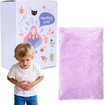 Microwavable Heating Pad - Multi-Purpose Warm Relief for Neck, Shoulders, Lumbar Muscles, Colic & Upset Stomach, Soft Skin-Friendly Fabric, Portable for Home/Office/Travel