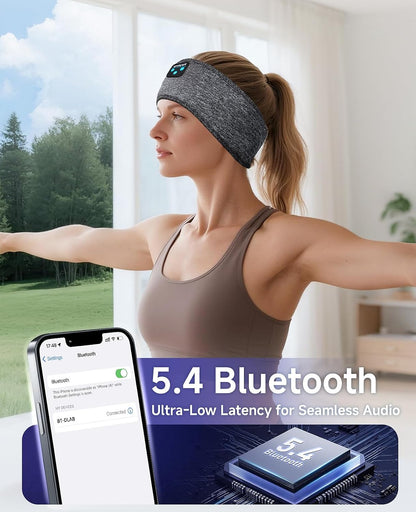 Perytong 2 Pack Sleep Headphones, Sleeping Headphones | Bluetooth Headband with Ultra-Thin HD Stereo Speaker, Wireless Headphone for Sports, Insomnia, Yoga, Air Travel, Meditation