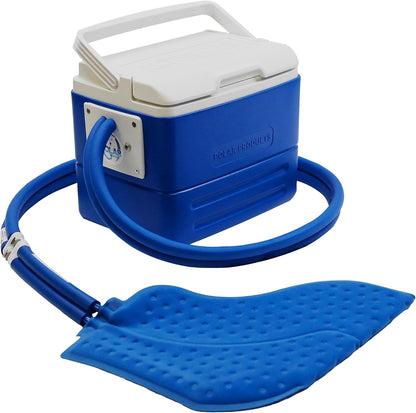 Polar Active Ice 3.0 | 9 QT Cold Therapy Ice Machine | Programmable Timer | Full Circumference Knee Pad | Cryotherapy Pain Relief System | Ace Bandage Style Compression