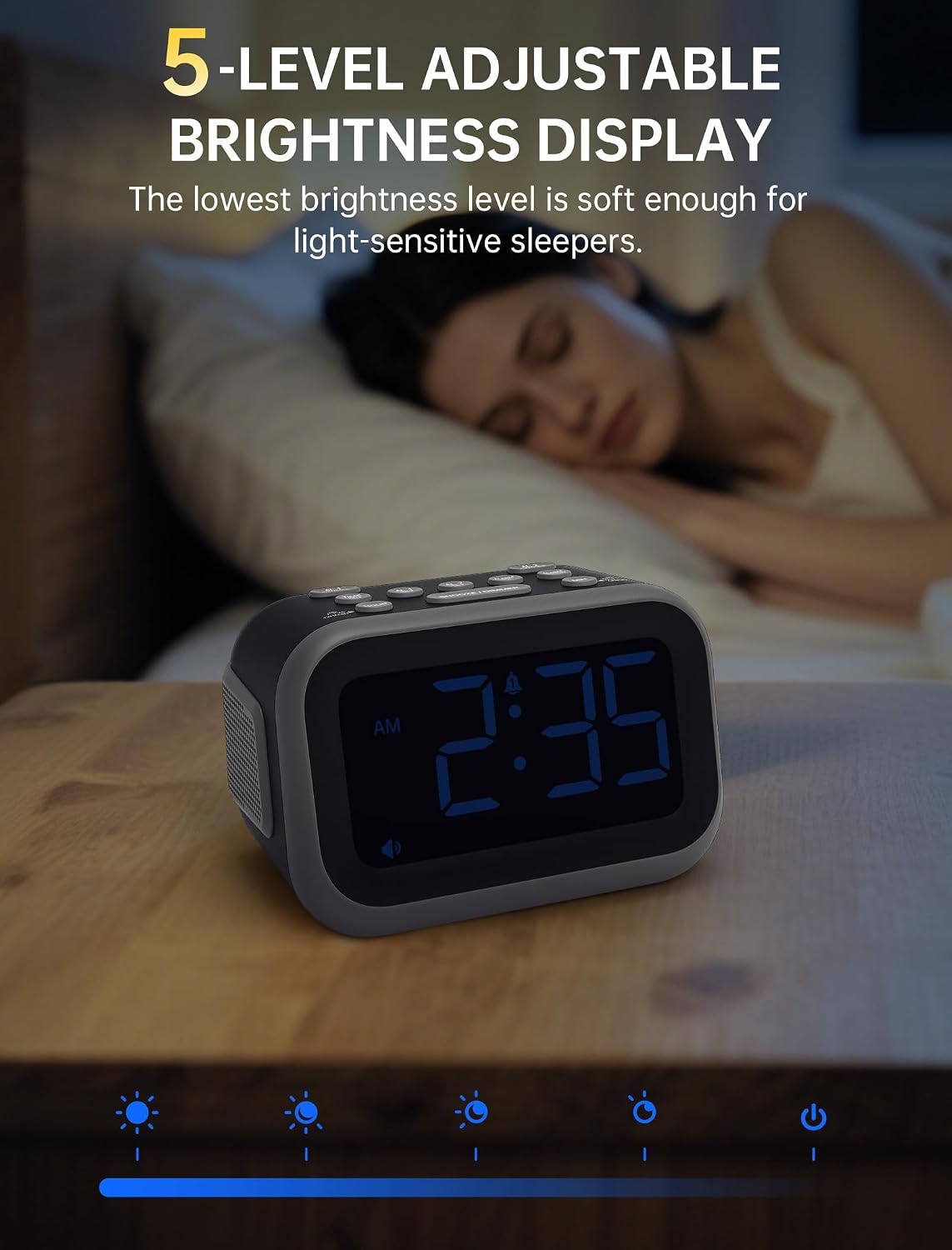 Acedeck Super Loud Alarm Clock: 115dB Wake-Up Power