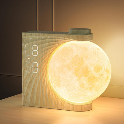 RETEYUNG Sunrise Alarm Clocks Sound Machine Moon Lamp for bedrooms