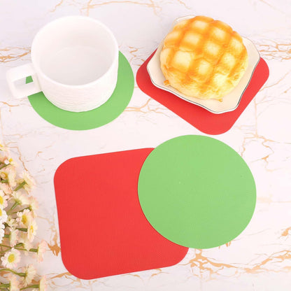 LUTER 4pcs Jar Opener Gripper Pad for Seniors with Weak Hands, Rubber | Multi-function Silicone Bottle Opener Lid Cap Rubber Gripper Pads Kitchen Coasters Gadgets, Light Blue, Green