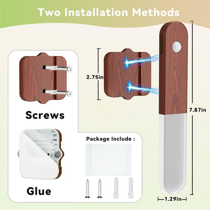 iThird Motion Sensor Light Indoor, 2200mAh Rechargeable Wall Sconce