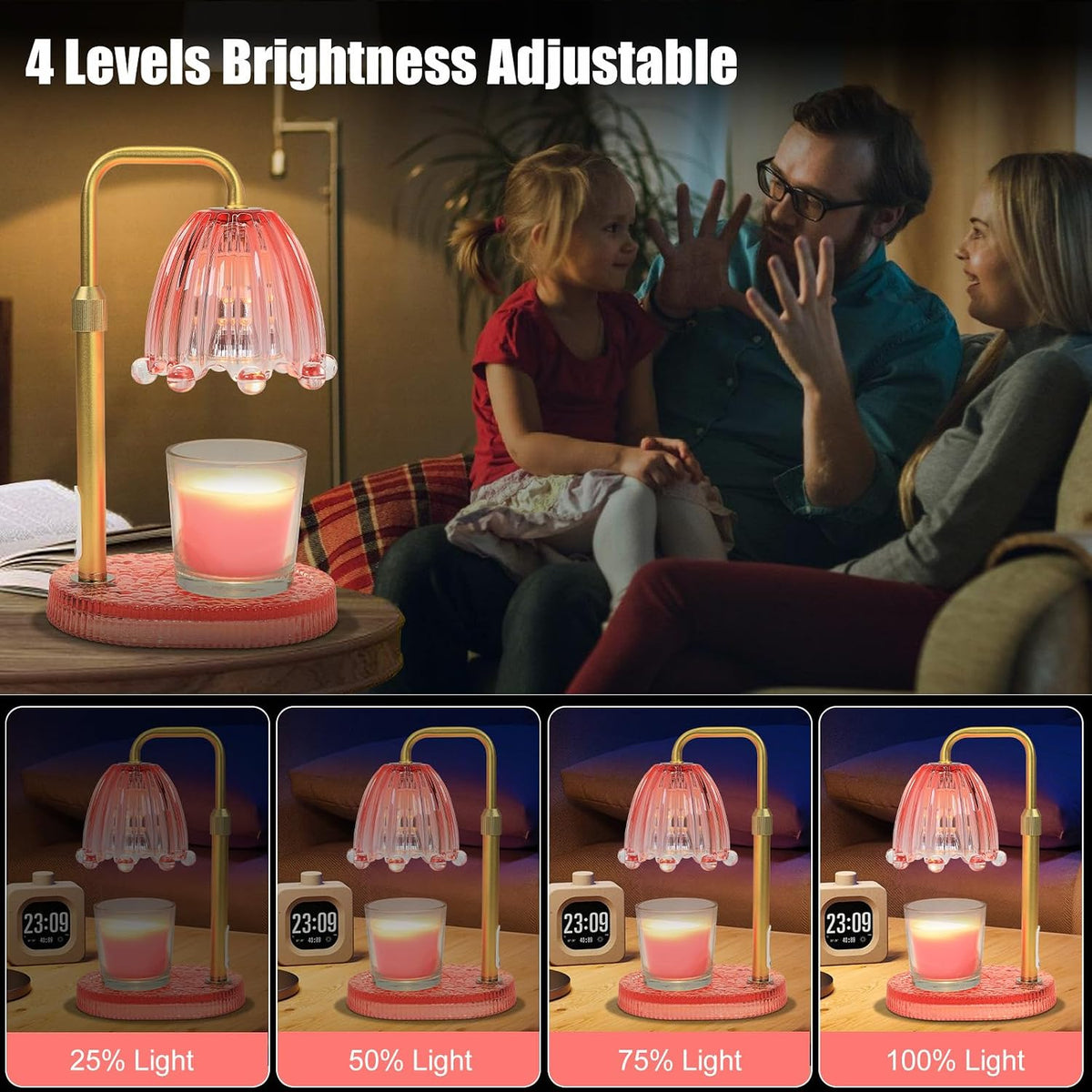 Candle Warmer Lamp with Timer,Birthday Gifts for Women