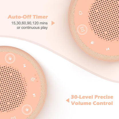 Buffbee Pro 2nd Gen| Sound Machine, Alarm Clock with Bluetooth Speaker