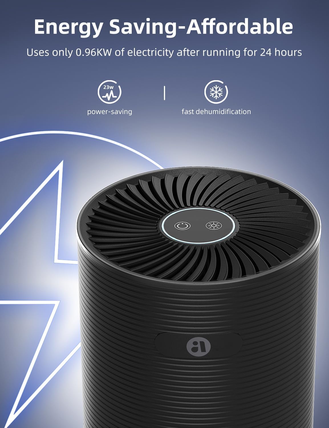 Small Dehumidifiers for Bathroom, Bedroom, Dorm Room, Home, RV, Closet, Wardrobe, Office, Portable Dehumidifier with Auto Shut Off, Auto Defrost, Colorful Light, Ultra Quiet, Energy Saving, 35 OZ | Ultra Quiet & Energy Saving with Auto Shut Off, Auto