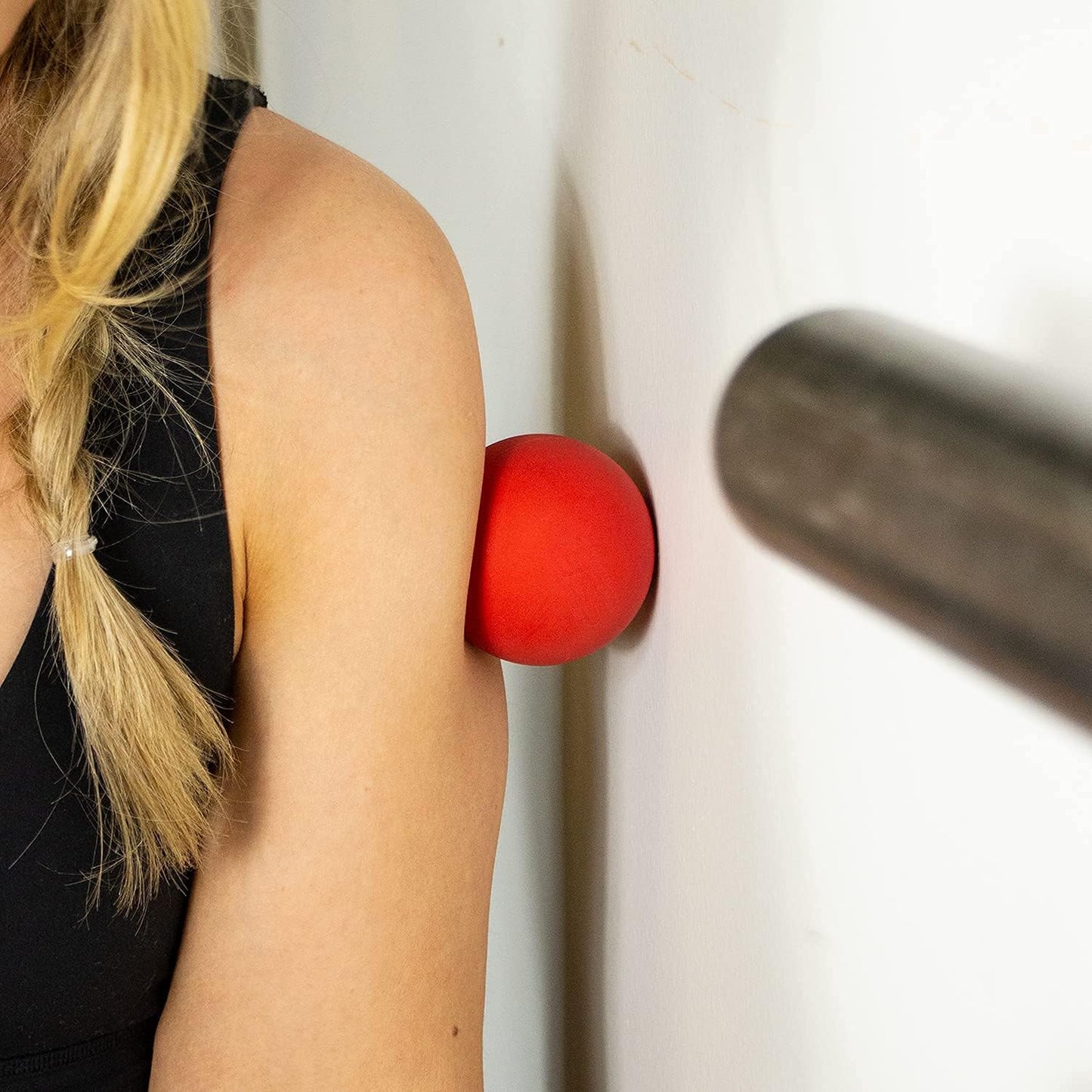 Massage Ball - Deep Tissue Muscle Knot Release Tool - Back, Legs, Shoulders, and More (3" Black Massage Ball) | Deep Tissue, Muscle Knot Release Tool, Back, Legs, Shoulders