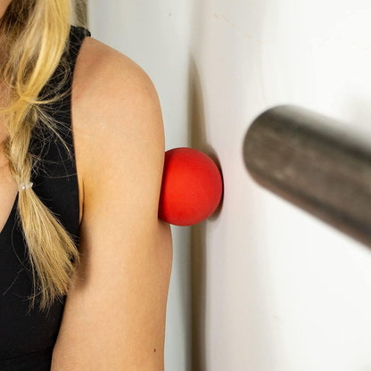 Massage Ball - Deep Tissue Muscle Knot Release Tool - Back, Legs, Shoulders, and More (3" Black Massage Ball) | Deep Tissue, Muscle Knot Release Tool, Back, Legs, Shoulders