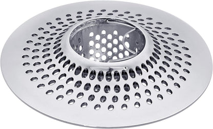 LEKEYE Drain Hair Catcher/Bathtub Shower Drain Hair Trap/Strainer Stainless Steel Drain Protector(Patented Product) | Stainless Steel
