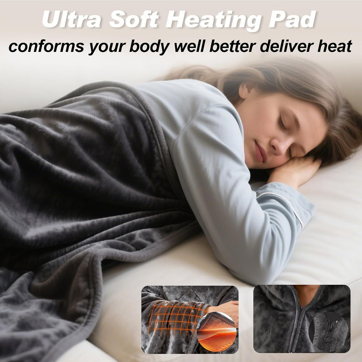 Heating Pad for Back Extra Large 59x27 Full Body Electric Heat Cloak XXL