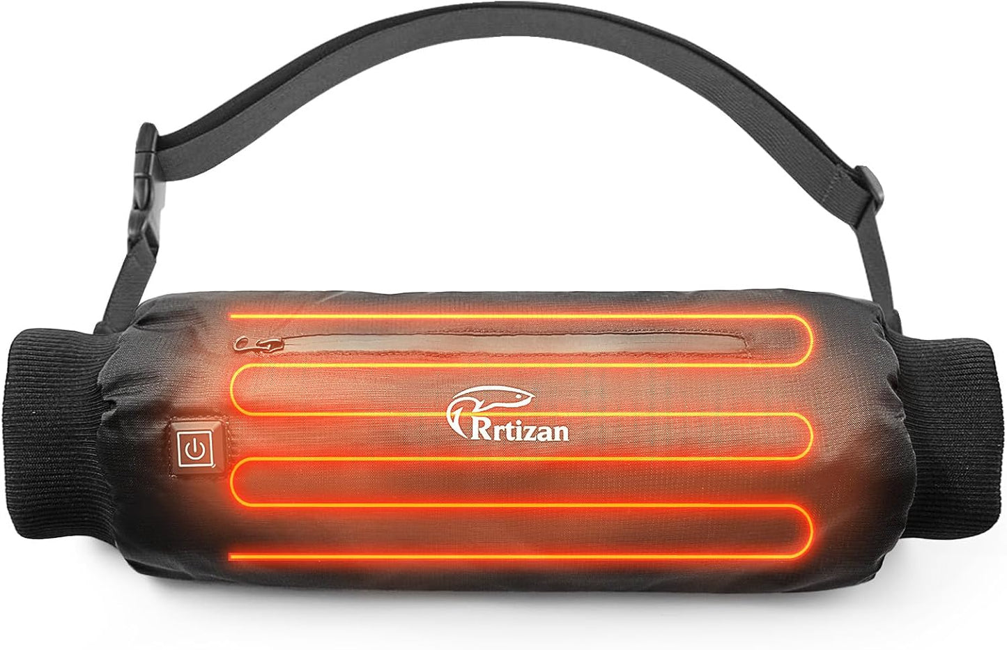 Hand Warmer Pouch, Hand Warmers Rechargeable with 3 Levels Heating, Ideal for Hunting,Camping,Football, Portable and Waterproof Football Hand Warmer Heated Hand Muff, not Include Power Bank