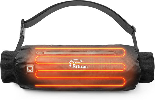 Hand Warmer Pouch, Hand Warmers Rechargeable with 3 Levels Heating, Ideal for Hunting,Camping,Football, Portable and Waterproof Football Hand Warmer Heated Hand Muff, not Include Power Bank