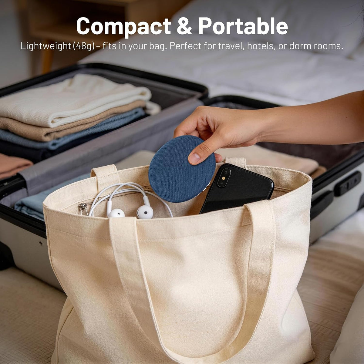 Pillow Speaker for Sleeping, Ultra-Thin Portable Bluetooth 6.0 Gray