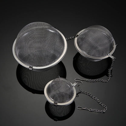2PCS Premium Tea Infusers for Loose Leaf Tea - Upgraded Tea Strainers and Tea Balls for Flavoring Herbal Spices and Seasonings
