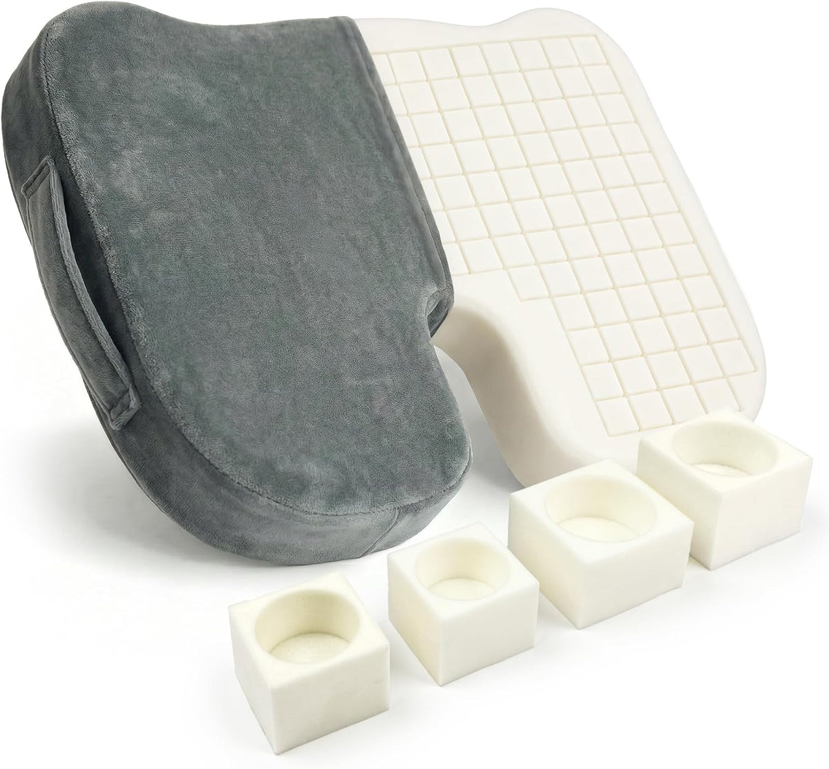 Cushy Tushy Premium Foldable Travel Seat Cushion - for Relief of Lower Back, Sciatic, Butt and Tailbone Pain - for Home & Office Use, Perfect for Travel or Driving - Coccyx Seat Cushion