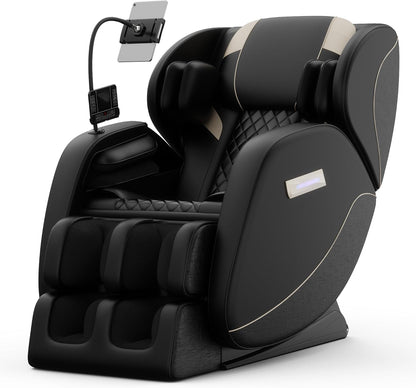 2026 Massage Chair for Full Body 4D Zero Gravity | Heat Therapy, SL-Track Shiatsu Foot Rollers, Yoga Stretch, Heating Function, for Home Office Use (Model 3)