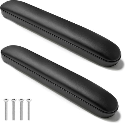 Padded Armrests for Wheelchair, Premium Wheelchair Armrest Pads, 10-1/4" Long Wheelchair Armrest Replacement Accessories, Compatible with All Brands(1 Pair)