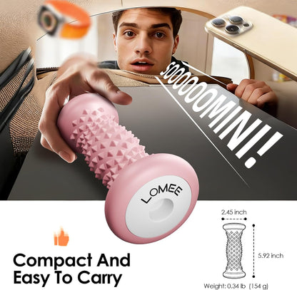 Foot Roller Massager for Plantar Fasciitis, Foot Arch and Heel Pain Relief | Deep Tissue Muscle Massage, Feet Ergonomic & Rounded Top Design