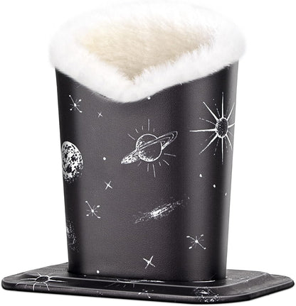 Plush Fluffy Lined Anti-scratch Eyeglasses Holder Protective Glasses Stand Case