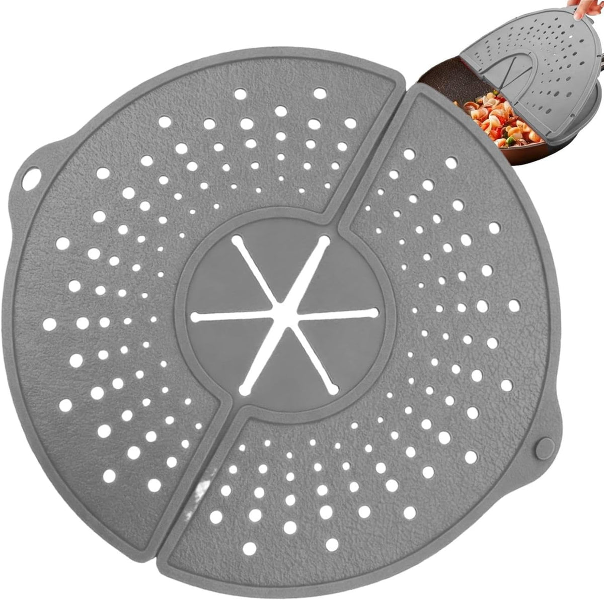Splatter Guard for Frying Pan Foldable Silicone Cover